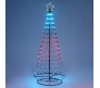 Albero di Natale conico con 304 led Rgb